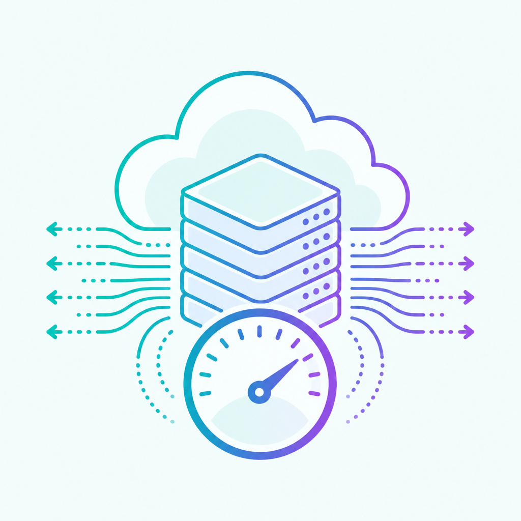 High volume cloud data migration icon