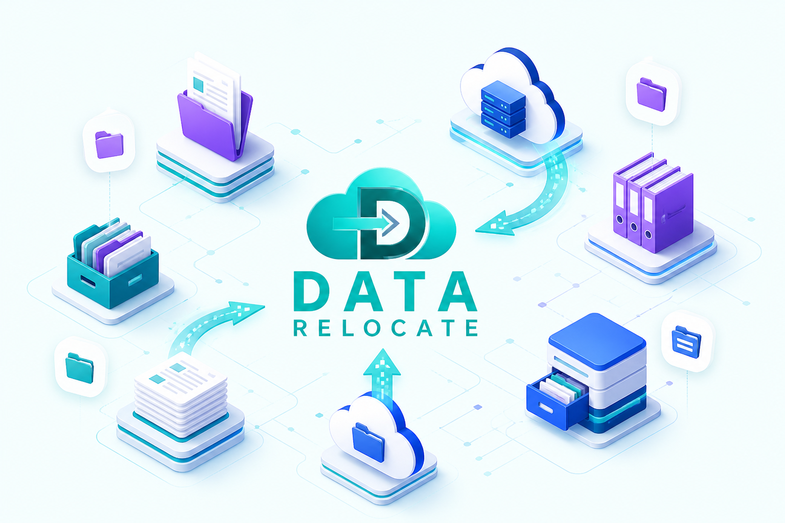 Data Relocate content migration across clouds with files and folders